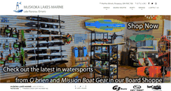 Desktop Screenshot of muskokalakes.com